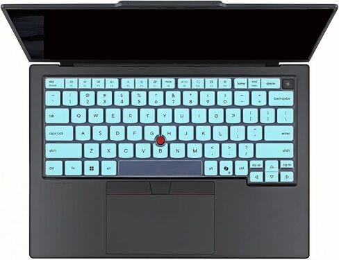 Silicone Keyboard Cover Compatible for 2026 Lenovo ThinkPad X1 Carbon Gen 14 Aura & ThinkPad X1 2-in-1 Gen 11 Aura 14" Laptop (Not for X1 Carbon Gen 13/12/11/10/9, ThinkPad X1 2-in-1 Gen 10/9) (Black) in Kuwait