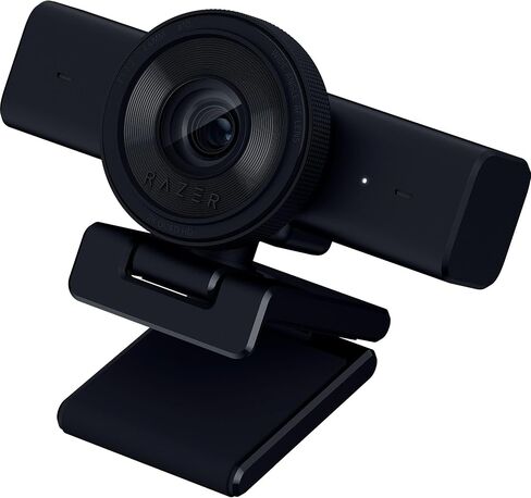 Razer Kiyo V2 X - Full HD Webcam 1080p, 60 FPS for Creators - Auto Focus - Wide Angle Lens - Built-in Microphone - Compatible with Open Broadcaster Software OBS and Xsplit | Black in Saudi Arabia