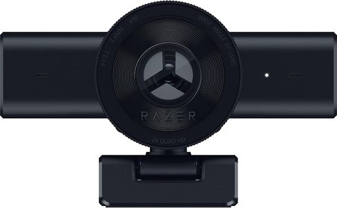 Razer Kiyo V2 X - Full HD Webcam 1080p, 60 FPS for Creators - Auto Focus - Wide Angle Lens - Built-in Microphone - Compatible with Open Broadcaster Software OBS and Xsplit | Black in Saudi Arabia