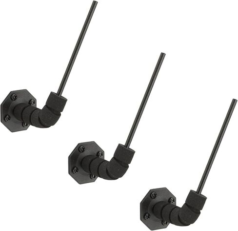 90 Degree Pistol Hanger, Concealed Gun Holder for Indoor Pistol Rack Display Wall Mount Storage, Solid Vinyl Coated Stand, 3 Pack in Kuwait