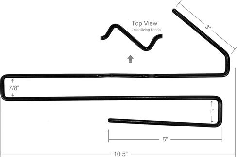 Gun Storage Solutions Over Under Handgun Hanger-2 Pack in Kuwait