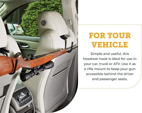SnapSafe 75881 Gun Rack - Vehicle Headrest (2 Pk) in Kuwait