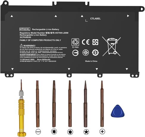 HT03XL L11119-855 Laptop Battery Compatible with HP Pavilion 14-CF 14-DF 14-CE 15-DB 15-DW 15-DA 15-DY 17-BY 17-CA Series, 14M-DH0003DX/DH1003DX HTO3XL 15T-CS200 15-CS0XXX 15Z-CW000 Batteries in Kuwait
