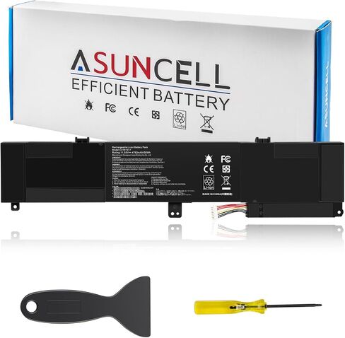 ASUNCELL C31N1517 Laptop Battery Compatible with ASUS VivoBook Flip Q304 Q304U Q304UA Q304UAK Q304UJ Q303UA Q304UAKP TP301 TP301U TP301UA TP301UJ 0B200-01840000 0B200-01840100 11.55V 55Wh in Kuwait