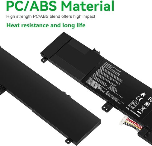 ASUNCELL C31N1517 Laptop Battery Compatible with ASUS VivoBook Flip Q304 Q304U Q304UA Q304UAK Q304UJ Q303UA Q304UAKP TP301 TP301U TP301UA TP301UJ 0B200-01840000 0B200-01840100 11.55V 55Wh in Kuwait