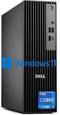 Dell Pro 1250 Business Desktop, New OptiPlex Version, Intel i7-14700(33 Cache 20 Core, 28 Threads), Ultra-Quiet Design, Dual 4K Monitor Support, Ethernet, Windows 11Pro in Kuwait