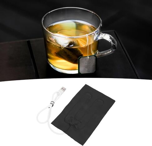 USB Cloth Heater Fast Heating 5W Hand Warmer Scarf Coaster Pet Mat for 15.4x10cm Size in Kuwait