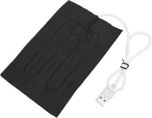 Haofy USB Hand Warmer 5W Fast Heat Up Soft Cloth Compact 6.06x3.94 Inches Portable Hand Warmer for Office Commute Outdoor Activities Winter Travel Fast Warming Relief in Saudi Arabia