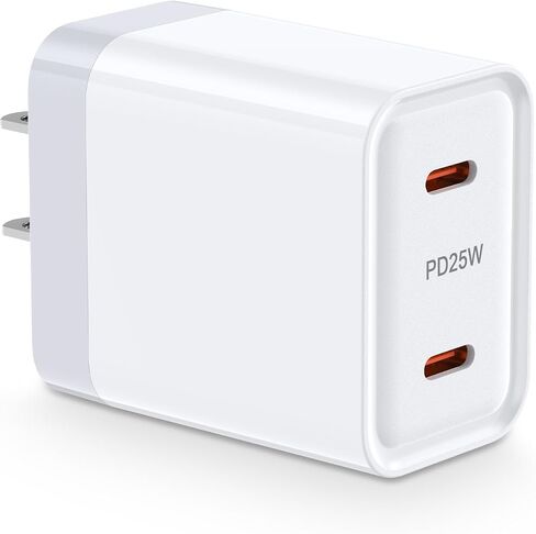 USB C Charger Block 25W Super Fast Charging for iPhone 17e 17 Pro Max 17 in Kuwait