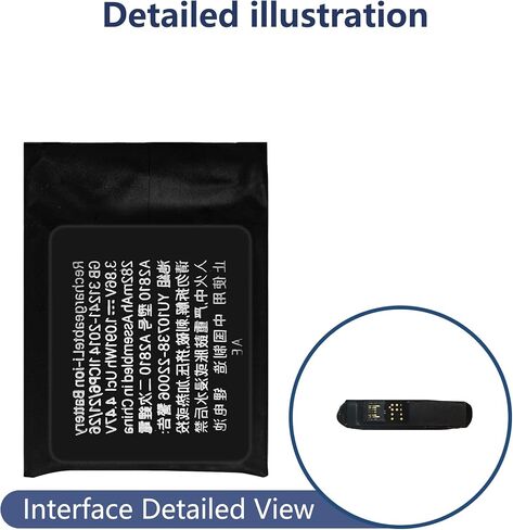 A2810 Battery Compatible with iWatch Series 8 41mm Replacement Battery for A2772 A2773 with Repair Tool kit in Kuwait