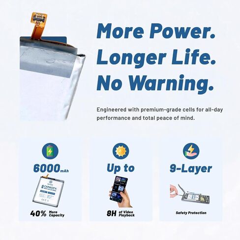 6000mAh EB-BG980ABY Battery for Galaxy S20 SM-G980/SM-G980F + Adhesive Tape & Tool in Kuwait
