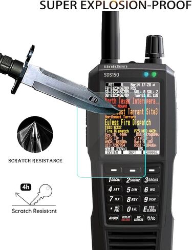 3-Pack for Uniden SDS150 Handheld Radio Scanner Screen Protector in Saudi Arabia