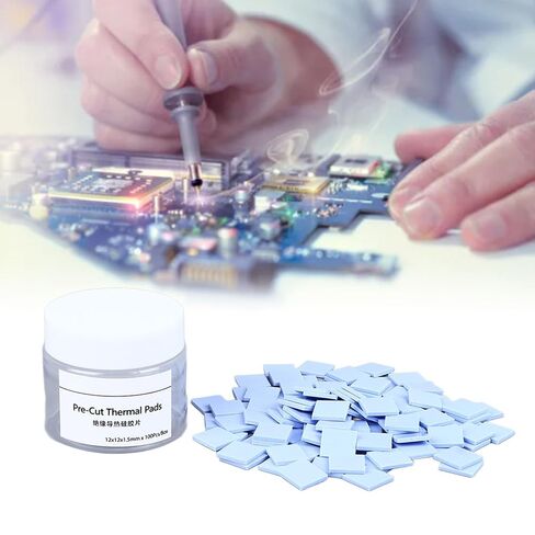 100Pcs Thermal Conductive Silicone Pad for IC Chip LED Heatsink in Kuwait