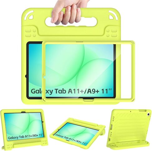 AVAWO Shockproof Kids Case for Samsung Galaxy Tab A11+ Plus/A9+ Plus 11 inch with Built-in Screen Protector, Blue in Kuwait