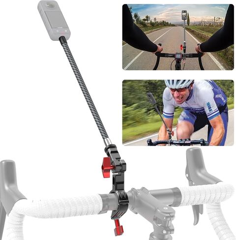 Bike Motorcycle Handlebar Mount with Ratchet Interface for Insta360 X6 X5 in Kuwait