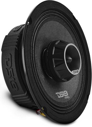 DS18 PRO-ZT6SL 6.5" Ultra Slim 2-Way Midrange Speaker with Bullet Tweeter – 200W RMS / 400W Max, 4 Ohm, 2.15" Shallow Mount, High Sensitivity Car Audio Speaker (Single) in Kuwait
