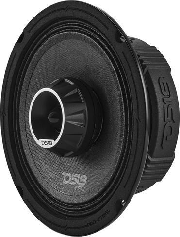 DS18 PRO-ZT6SL 6.5" Ultra Slim 2-Way Midrange Speaker with Bullet Tweeter – 200W RMS / 400W Max, 4 Ohm, 2.15" Shallow Mount, High Sensitivity Car Audio Speaker (Single) in Kuwait
