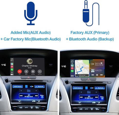 OEM Dual Screen Only – Wireless CarPlay & Android Auto Interface for Acura RDX TLX MDX ILX RLX (Single Screen Will NOT Work) in Kuwait
