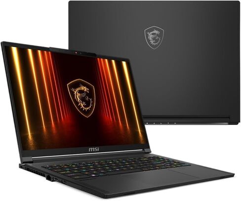 EXCaliberPC [2025] MSI Stealth A16 AI+ A3XWIG-076US (AMD Ryzen AI 9 HX 370, 32GB RAM, 4TB NVMe SSD, NVIDIA GeForce RTX 5080, 16" QHD+ OLED, Windows 11 Pro) Gaming Laptop in Kuwait