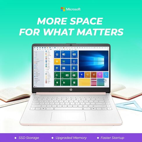 HP New Everyday Slim Laptop | 2026 Edition | Microsoft 365 | Intel N150 Processor - 128GB SSD | Copilot AI | Long Battery Life | Windows 11 in Kuwait
