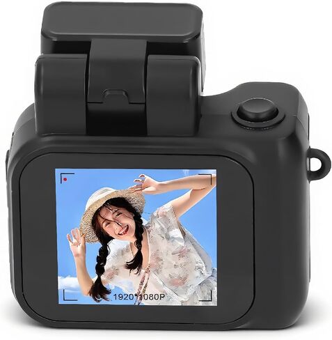 Mini Keychain Camera - 1080P HD, Worlds Smallest, KeyCam with 6 Filters, 100 Mins Battery Life, 32GB Memory for Students in Kuwait