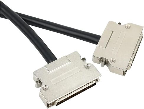 SCSI Cable HPDB50 Male to Male Cable HPDB50 to HPDB50 Cable Hulled Hook Type(50cm) in Kuwait