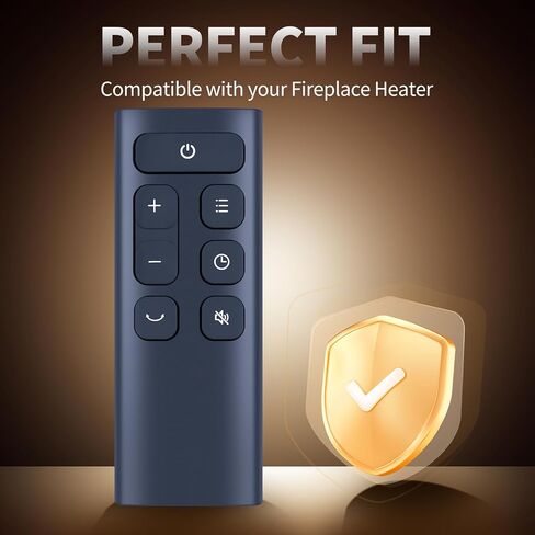 Replacement Remote for Dreo Fan for Bedroom, Space Heater for Indoor Use, 120° Oscillating Standing Fans PolyFan 512, Black in Kuwait