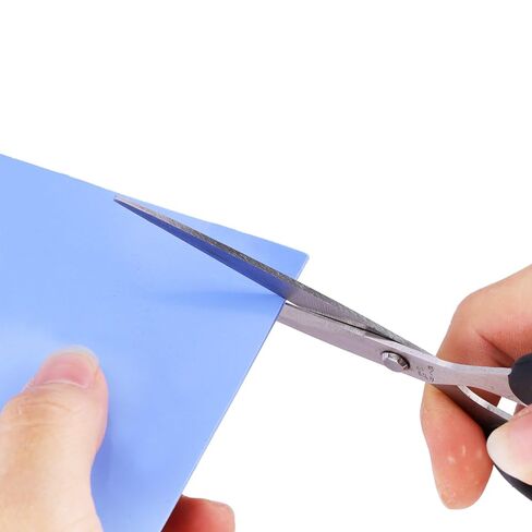 CPU Thermal Pad Soft High Conductivity Cooling Pads for CPU Heatsink 100x100x2mm Blue Silicone (Blue) in Kuwait