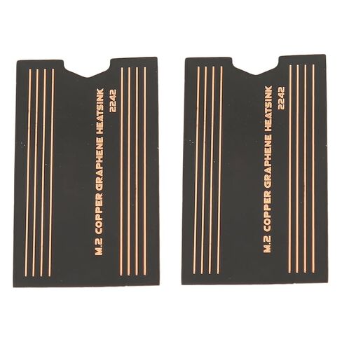 2242 SSD Thermal Pad Fast Conduction 2Pcs for M.2 2242 SSD Cooling Laptop Gaming Brass Graphene in Kuwait