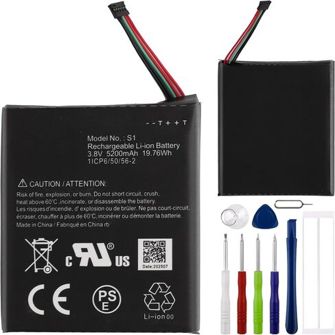 Replacement Battery S1 (5-Pin) Compatible with for Ring Video Doorbell -5 Cable Version ONLY 2020 Release in Kuwait