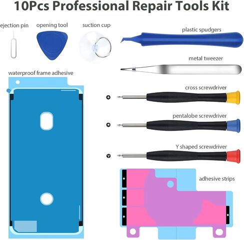 [20000mAh]Battery for iPhone 15 Pro, 2026 Upgraded High Capacity 0 Cycle Li-Polymer Replacement Battery for iPhone 15 Pro Models A3083, A3292, A3294, A3293 with Complete Professional Repair Tool Kit in Kuwait