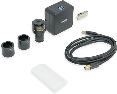 SWIFT S7 Trinocular Stereo Microscope 7X-45X Bundle with 20MP C‑Mount Microscope Camera in Kuwait