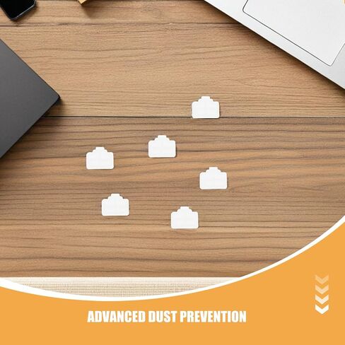 100pcs Rj45 Network Port Plug Silicone Anti-dust Cover in Kuwait
