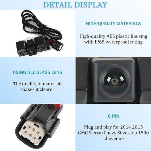 Backup Camera fit for 2014 2015 GMC Sierra/Chevy Silverado 1500 Cheyenne in Kuwait