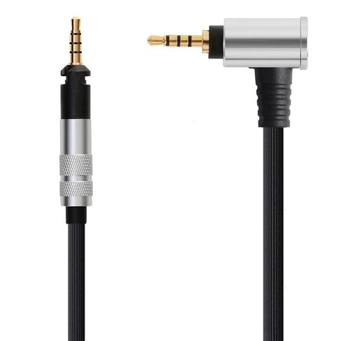 FAAEAL Coiled Audio Upgrade Cable Compatible with Sennheiser HD598 HD598Cs HD560s HD598SE HD620S HD400PRO HD599 ATH-M50x M70x Headphones for Musicians Audiophiles 3.5mm w/mic in Kuwait