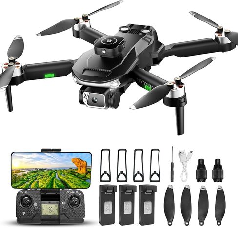 S165 Drone with 1080P Camera, Foldable Remote Control Drone for Adults in Saudi Arabia
