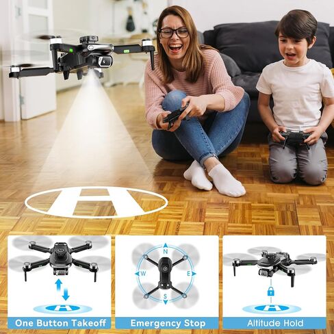 S165 Drone with 1080P Camera, Foldable Remote Control Drone for Adults in Saudi Arabia