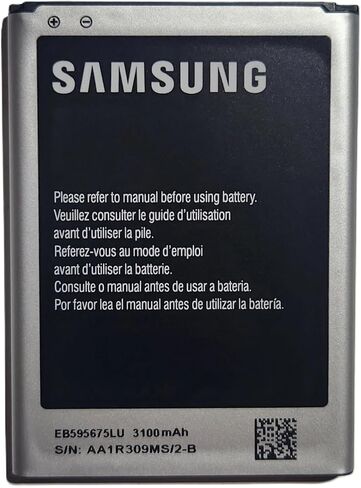 LEOM EB595675LA Replacement Battery for Samsung Galaxy Note 2-3100mAh - Compatible with AT&T T-Mobile Verizon Sprint Models SGH-i317, SGH-T889, SCH-i605, SPH-R950, SPH-L900 in Kuwait