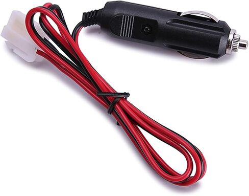 QYT 12V DC Car Charger Cable for Mobile Radio - Power Cord with Cigarette Lighter Adapter, Compatible with QYT Mobile Transceiver & Car Radios in Kuwait