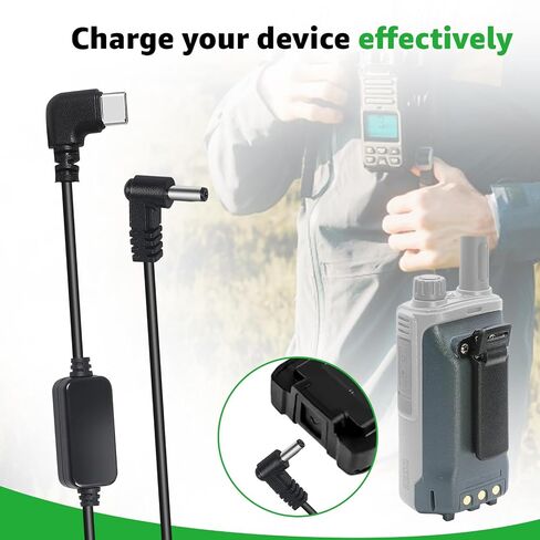 3.3FT USB C Cord for Rugged Radios Extra Large Battery & Handheld Radio in Kuwait