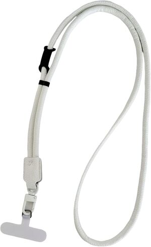 Phone Leather Lanyard with Tabs,Adjustable Anti Theft Phone Crossbody Strap for iPhone and Smartphone,Purse in Saudi Arabia