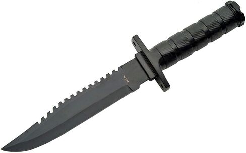 Whetstone Cutlery Survival Knife with Survival Gear, Black in Kuwait