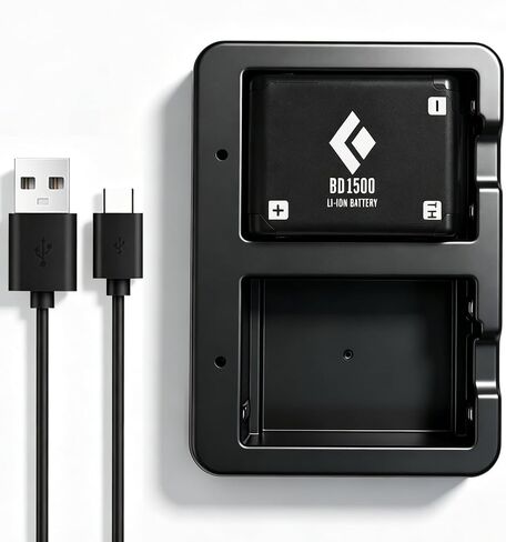 Headlamp Battery Charging Station for Black Diamond BD1500 – Charging Dock Only (No Battery) in Saudi Arabia