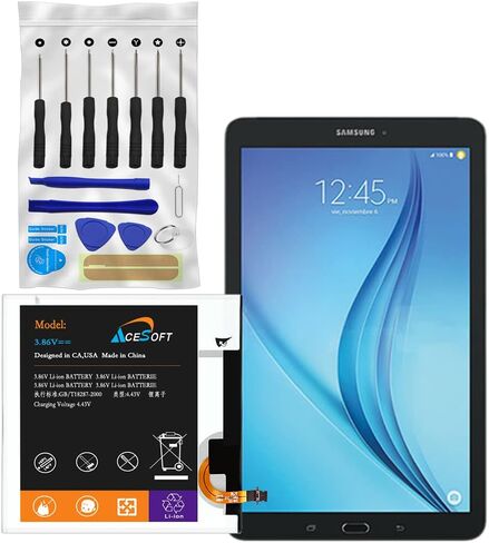 Long Life Replacement Business Upgraded AA Grade 5100mAh Battery Screwdriver Tool Set Compatible with Samsung Galaxy Tab E 8.0 SM-T377V Verizon in Saudi Arabia