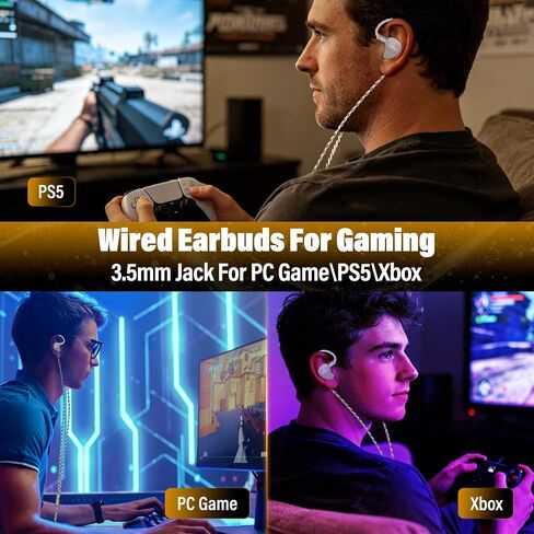 Hybrid In Ear Monitor IEM Earphones,Dual Chamber Tech,Powerful Deep Bass in Kuwait