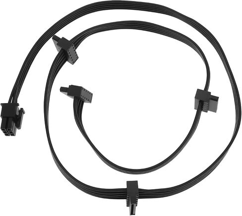 6 Pin to 4X SATA Driver Power Cable Compatible with Corsair CX750M CX850M CX650M 85cm in Kuwait