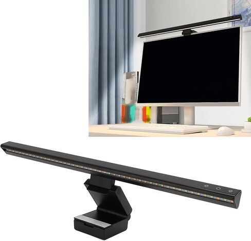 Dimmable Screen Light Bar Eye Protect USB Powered with 15 Lighting Modes for Computer Office Study Aluminum Alloy 16.5in in Kuwait