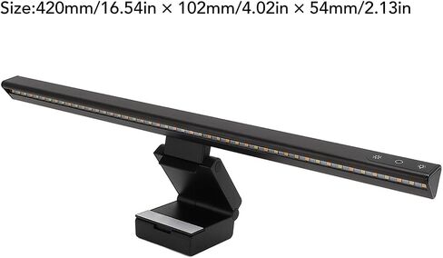 Laptop Light Bar Eye Protect Adjustable USB Powered LED Screen Lamp for Gaming Home Office Black 16.5in in Kuwait