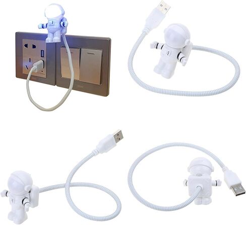 USB Plugs-in Light Space Astronaut Reading Lamp Room USB Charging Lamp Led Flexible Night for Tabs Mechanical Keyboard Light in Saudi Arabia