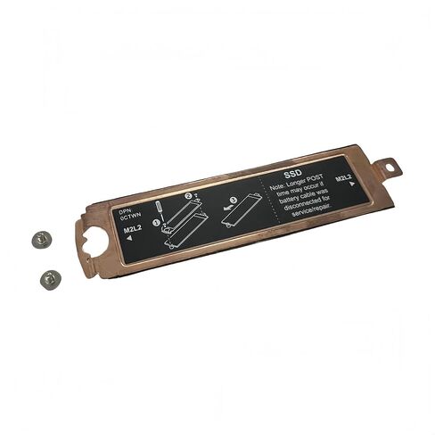 for Dell Precision 3561 3560 Latitude 5521 5520 2nd Slot 2 2280/2230 M.2 SSD Heatsink Cover Thermal Shield Pads Gold 6GDFR 06GDFR in Kuwait